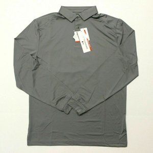 Grand Slam Motionflow LS Golf Polo - Gray - 2XL